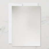 装飾金ゴールド結婚式招待状 招待状 (裏面)