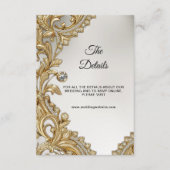 装飾金ゴールド詳細エンクロージャカード エンクロージャーカード (正面)