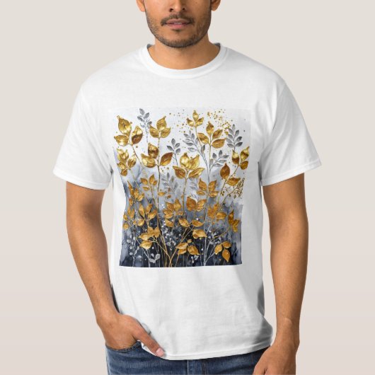 装飾金離れ金デザイン#1 Tシャツ (正面)
