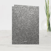 装飾銀フローラ夫25周年記念 カード (裏面)