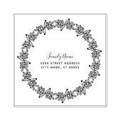 装飾離れ差出人住所ゴム印 ラバースタンプ (インプリント)