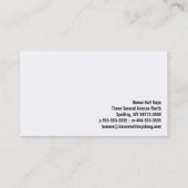 装飾離れ端 名刺 (裏面)