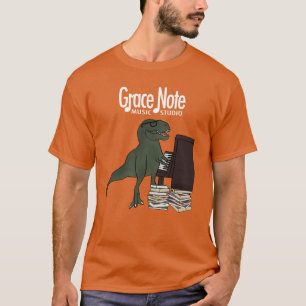 装飾音のTレックスのピアノ Tシャツ