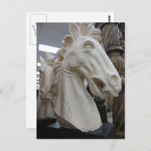 装飾馬頭 ポストカード (正面/裏面)