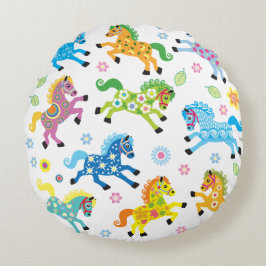 装飾馬 ラウンドクッション