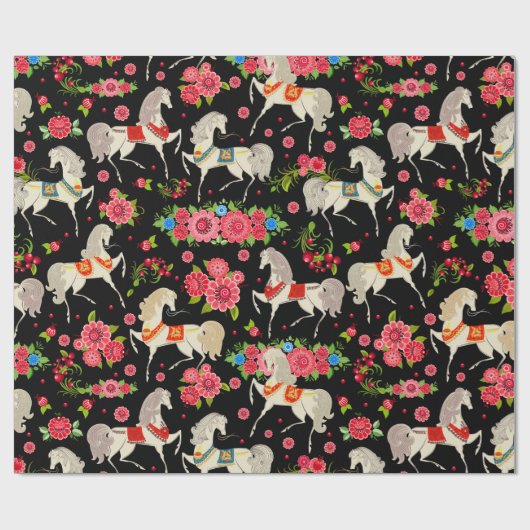 装飾馬 ラッピングペーパー (フラット)