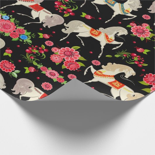 装飾馬 ラッピングペーパー (角)