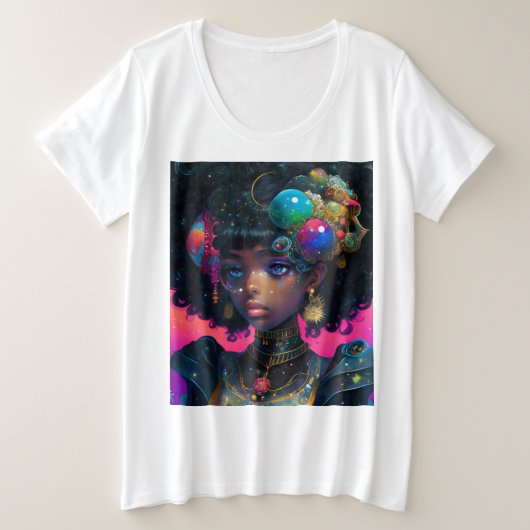 装飾騎士 プラスサイズTシャツ (デザイン正面)