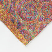 装飾骨格フリースブランケットデザイン フリースブランケット (角)