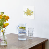 装飾魚箔プリント 箔ポスター (レイダウン (キッチン))