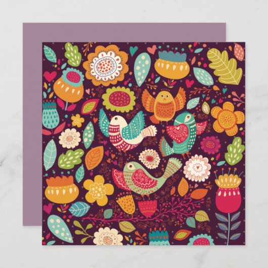 装飾鳥 シーズンカード (正面/裏面)