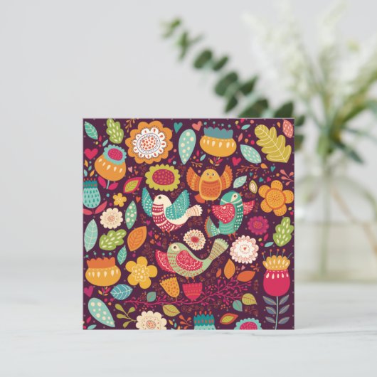 装飾鳥 シーズンカード (スタンド正面)