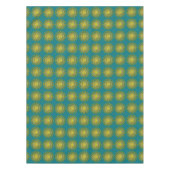 装飾黄金の太陽のシンボル テーブルクロス (正面)