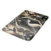 装飾黒猫抽象芸術バスマット バスマット (アングル)