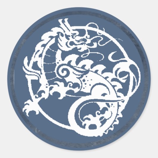 装飾龍 ラウンドシール (正面)