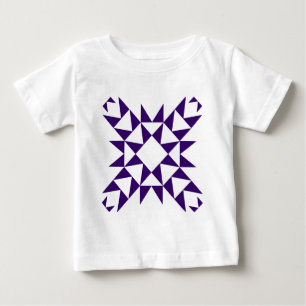 装飾01 -深い紫 ベビーTシャツ