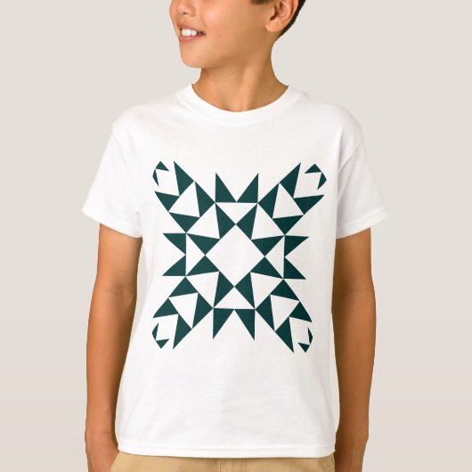 装飾01 – 濃い緑 Tシャツ (正面)