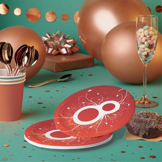 装飾8紙プレート ペーパープレート