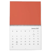 装飾 カレンダー (1月 2027)