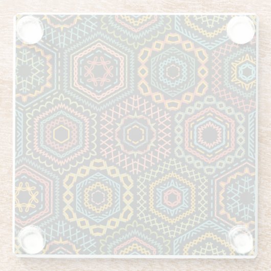 装飾 ガラスコースター (裏面)