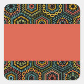 装飾 スクエアシール (正面)