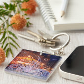 装飾、タウンホールの前 キーホルダー (正面右)