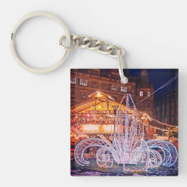 装飾、タウンホールの前 キーホルダー