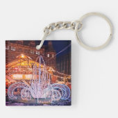 装飾、タウンホールの前 キーホルダー (裏面)