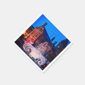 装飾、タウンホールの前 スタンダードカクテルナプキン (角)