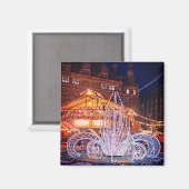 装飾、タウンホールの前 マグネット (正面/裏面)