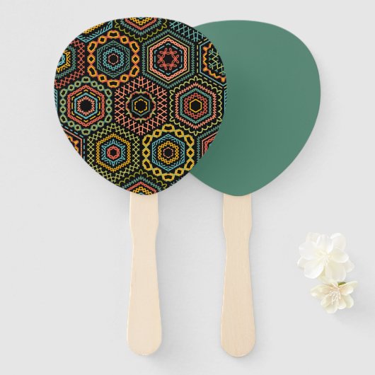 装飾 ハンドファン (正面&裏面)