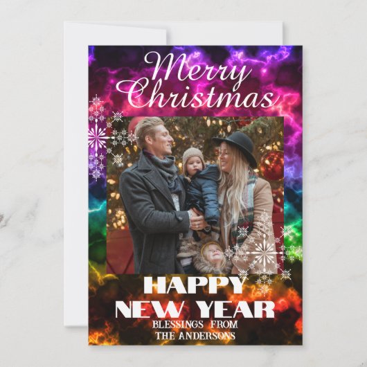 装飾 フォト マルチカラー シーズンカード (正面)