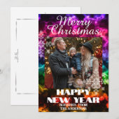 装飾 フォト マルチカラー シーズンカード (正面/裏面)