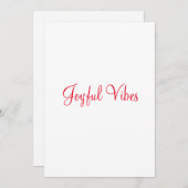 装飾 招待状 (正面/裏面)