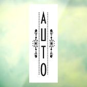 装飾 自動ドア看板 ウィンドウサイン (シート3)