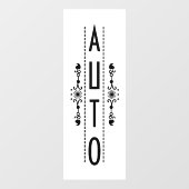 装飾 自動ドア看板 ウィンドウサイン (シート)