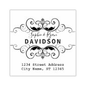 装飾Create Your Own差出人住所 ラバースタンプ (インプリント)