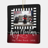 装飾DIYフォトデザイン – クリスマス セラミックオーナメント (左)