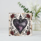 裏にメッセージが書かれた秘密のファンのカード (スタンド正面)