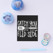 裏側でキャッチ|おもしろい引用文 チラシ (シングル)