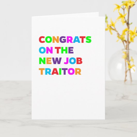 裏切おもしろいり者の新しい名刺 カード (黄色い花)