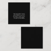 裏切りに関する最も悲しいことは、決してそうでないことである ノートカード (正面/裏面)