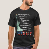 裏切り者に反抗しても君は不敵自由主義のだ Tシャツ (正面)