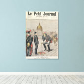 裏切り者アルフレッド・ドレフスの劣化 キャンバスプリント (インサイチュ (ウッドフロア))