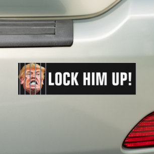 裏切り者大統領トランプを刑務所へ バンパーステッカー