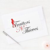 裏切り者N'盗賊ステッカー 長方形シール (封筒)