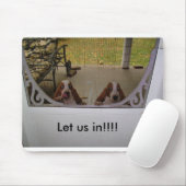 裏口の子犬は、私達を!!受信しました!! マウスパッド (マウス)