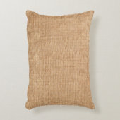 裏地に出る自然なリネンの質感、ベージュ、 アクセントクッション (正面(垂直))