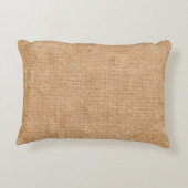 裏地に出る自然なリネンの質感、ベージュ、 アクセントクッション (裏面)