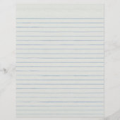 裏地の学校紙背景 チラシ (裏面)